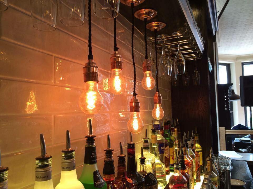 Commercial Lighting - Manchester Bar